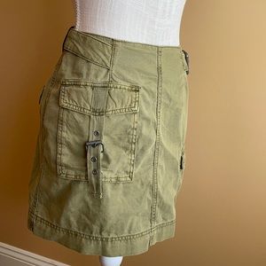 Free people cargo mini skirt